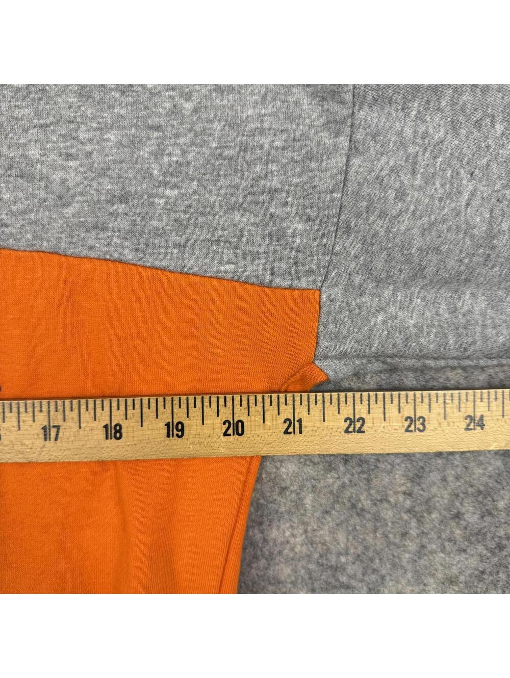 Clemson Tigers Women’s Funnel Neck Hoodie Gray Orange Purple White Small EUC 696 - Picture 3 of 7